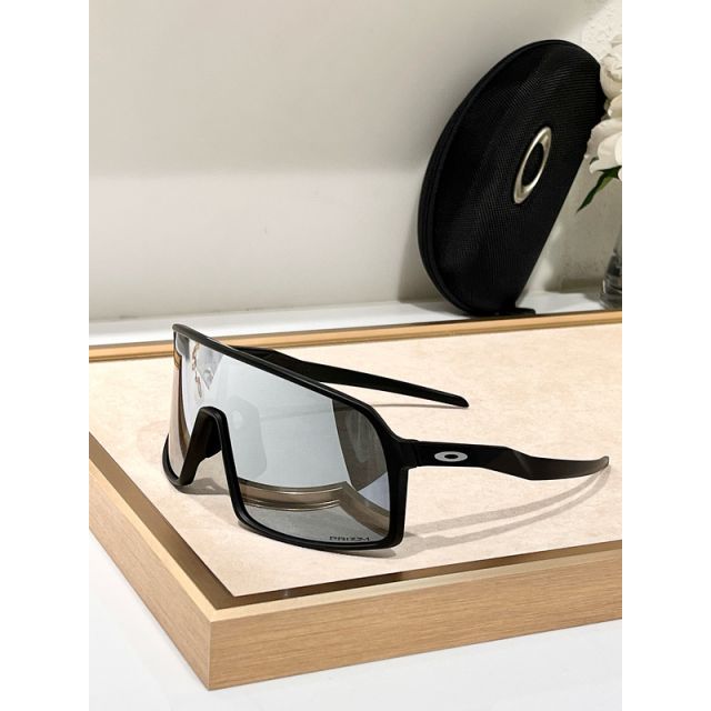 Oakley Sutro Sunglasses Polished Black Frame Prizm Silver Iridium Lenses