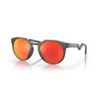 Oakley HSTN Sunglasses Matte Carbon Frame Prizm Ruby Lenses