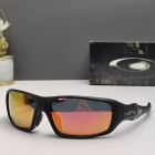 Oakley C Six Sunglasses Matte Black Frame Polarized Ruby Lenses