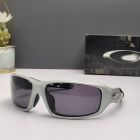 Oakley C Six Sunglasses Silver Frame Polarized Gray Lenses Silver Icon