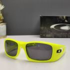 Oakley Crankcase Sunglasses Neon Yellow Frame Polarized Gray Lenses