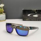 Oakley Crossrange XL Sunglasses Clear Gray Frame Prizm Polarized Blue Lenses
