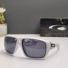 Oakley Dispatch Sunglasses Matte White Frame Polarized Gray Lenses