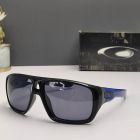 Oakley Dispatch Sunglasses Polished Black Blue Frame Polarized Gray Lenses