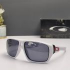 Oakley Dispatch Sunglasses White Frame Polarized Gray Lenses