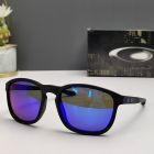 Oakley Enduro Sunglasses Matte Black Frame Polarized Deep Blue Lenses