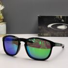 Oakley Enduro Sunglasses Polished Black Frame Polarized Blue Green Lenses
