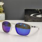 Oakley Enduro Sunglasses White Frame Polarized Deep Blue Lenses