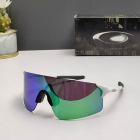 Oakley Evzero Blades Sunglasses White Black Frame Prizm Galaxy Jade Lenses