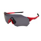 Oakley EVZero Path Sunglasses OO9313 (Low Bridge Fit) Red Frame Prizm Grey Lens
