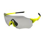 Oakley EVZero Path Sunglasses OO9313 (Low Bridge Fit) Yellow Frame Prizm Grey Lens