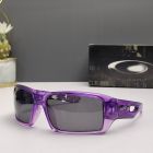 Oakley Eyepatch 2 Sunglasses Purple Frame Polarized Clear Fade Lenses