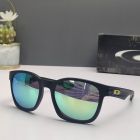 Oakley Garage Rock Sunglasses Matte Black Frame Galaxy Jade Polarized Lenses