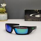 Oakley Gascan Sunglasses Matte Black Frame Polarized Jade Iridium Lenses