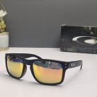 Oakley Holbrook Sunglasses Matte Black Frame Polarized Gold Lenses