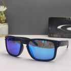 Oakley Holbrook Sunglasses Matte Black Frame Polarized Sapphire Lenses