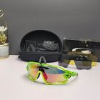 Oakley Jawbreaker Sunglasses Neon Green Frame Prizm Ruby Lenses