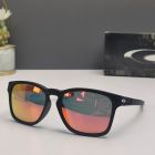 Oakley Latch Square Sunglasses Matte Black Frame Prizm Ruby Polarized Lenses 