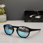 Oakley Latch Sunglasses Matte Black Frame Polarized Deep Water Lenses