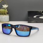 Oakley Mainlink Sunglasses Black Blue Frame Polarized Deep Water Lenses