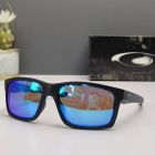 Oakley Mainlink Sunglasses Matte Black Frame Polarized Deep Blue Lenses