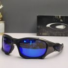 Oakley Pit Boss II Sunglasses Matte Black Frame Polarized Deep Blue Lenses