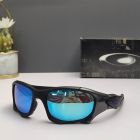 Oakley Pit Boss II Sunglasses Matte Black Frame Polarized Sapphire Lenses