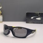 Oakley Pit Bull Sunglasses Matte Black Yellow Frame Gray Polarized Lenses