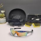 Oakley Radar Path Sunglasses Silver Black Frame Galaxy Ruby Lenses Silver Icon