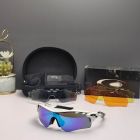 Oakley RadarLock Path Sunglasses OO9181 White Frame Prizm Sapphire Lenses