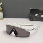 Oakley Razor Blades Sunglasses White Frame Gray Lenses