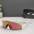 Oakley Razor Blades Sunglasses White Frame Ruby Lenses