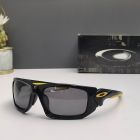 Oakley Scalpel Sunglasses Black Yellow Frame Gray Polarized Lenses