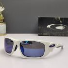 Oakley Scalpel Sunglasses Matte White Frame Deep Water Polarized Lenses