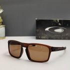 Oakley Sliver F Foldable Sunglasses Amber Frame Polarized Gradient Brown Lenses