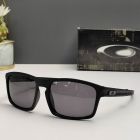 Oakley Sliver F Foldable Sunglasses Matte Black Frame Polarized Gray Lenses