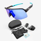 Oakley Sutro Lite Sunglasses OO9463 Black Blue Frame Prizm Blue Lens