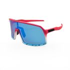 Oakley Sutro Sunglasses OO9406 Red Frame Prizm Blue Lens