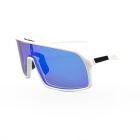 Oakley Sutro Sunglasses OO9406 White Frame Prizm Dark Blue Lens