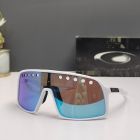 Oakley Sutro Sunglasses White Frame Prizm Sapphire Lenses
