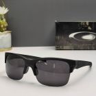 Oakley Thinlink Sunglasses Matte Black  Frame Polarized Black Iridium Lenses