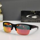Oakley Thinlink Sunglasses Matte Black Frame Polarized Ruby Lenses