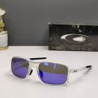 Oakley Triggerman Sunglasses Matte Clear Frame Prizm Polarized Deep Blue Lenses