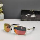 Oakley Triggerman Sunglasses Matte Clear Frame Prizm Polarized Ruby Lenses