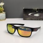 Oakley TwoFace Sunglasses Matte Black Frame Prizm Galaxy Gold Polarized Lenses