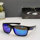 Oakley TwoFace Sunglasses Polished Black Frame Prizm Sapphire Polarized Lenses