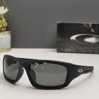 Oakley Valve Sunglasses Matte Black Frame Polarized Gray Lenses