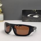 Oakley Valve Sunglasses Polished Black Frame Polarized Brown Lenses