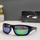 Oakley Valve Sunglasses Polished Black Frame Polarized Green Jade Lenses
