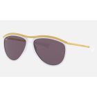 Ray Ban Aviator Olympian RB2219 Sunglasses Violet Gradient White